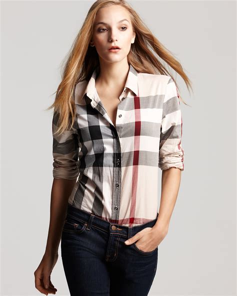 burberry womens shirt bloomingdales